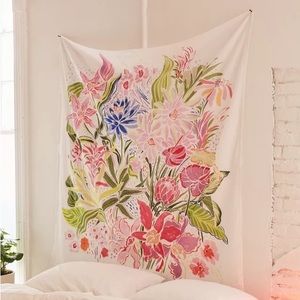 Urban Outfitters Painted Tropical Tapestry